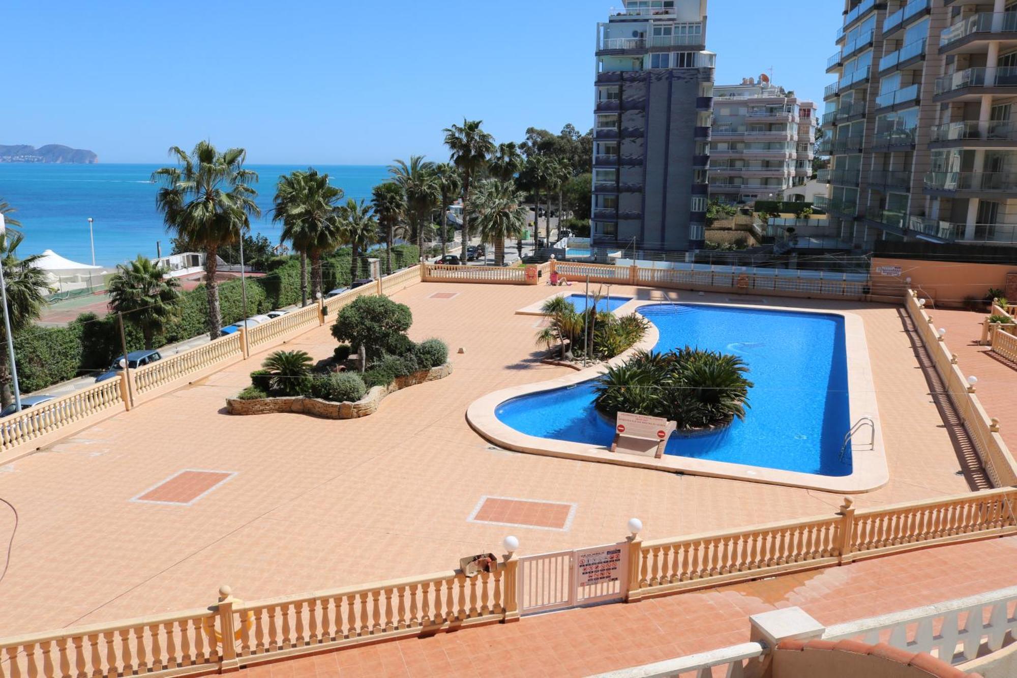 1F Apartamento 1 dormitorio con vistas al mar Calpe Exterior foto